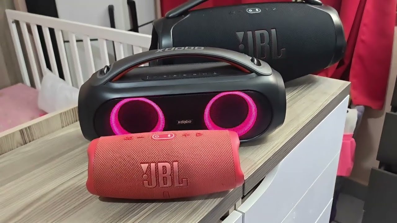 JBL boombox 3 vs XDOBO vibe plus vs JBL charger 5!! cual es la mejor opción!!