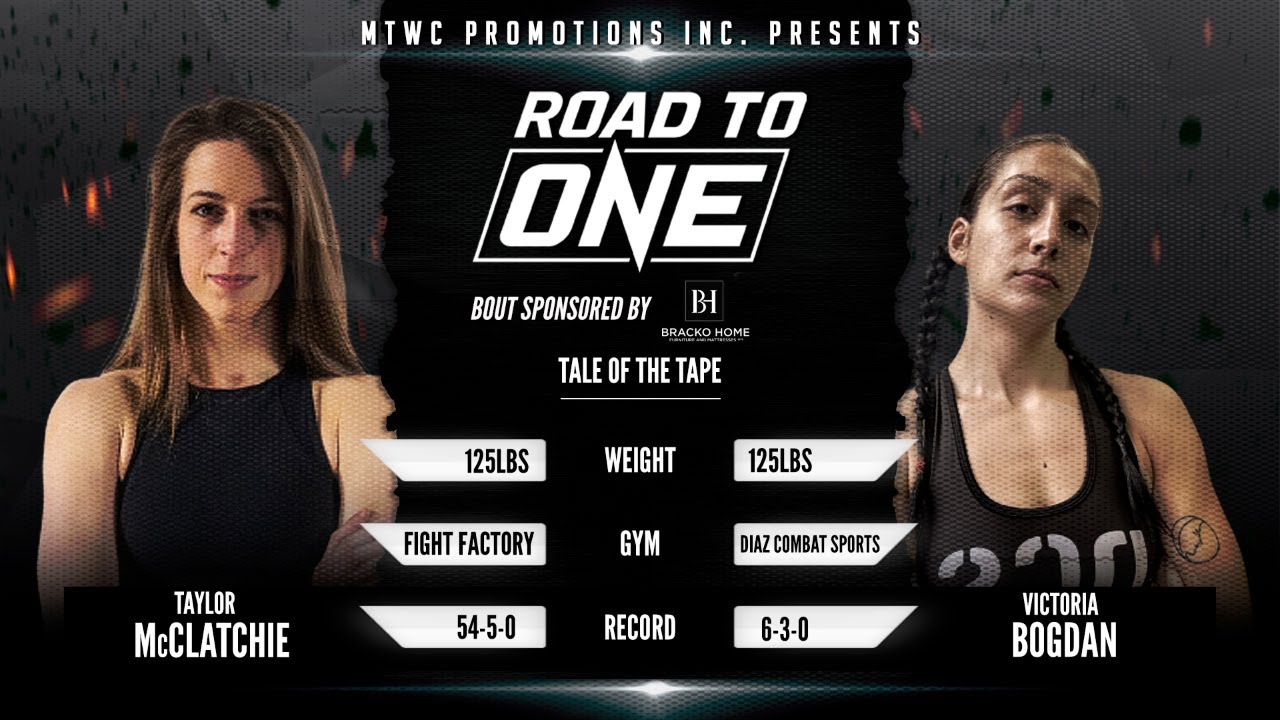 MTWC 8: Road to One - Victoria Bogdan vs Taylor McClatchie