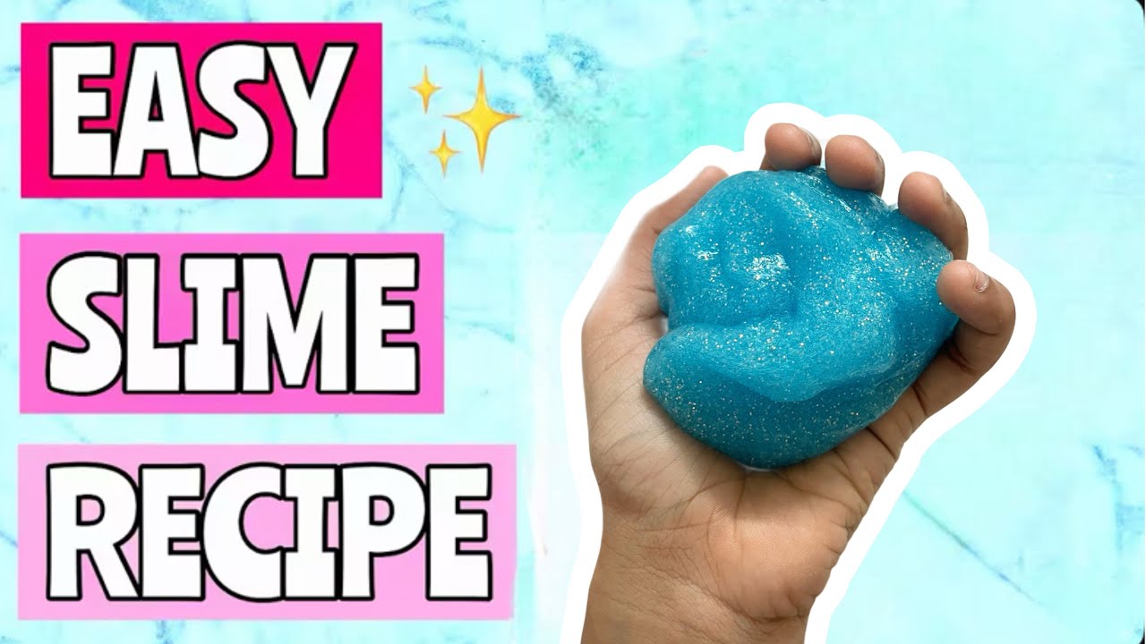 How to make slime! *EASY SLIME RECIPE!*✨🌈