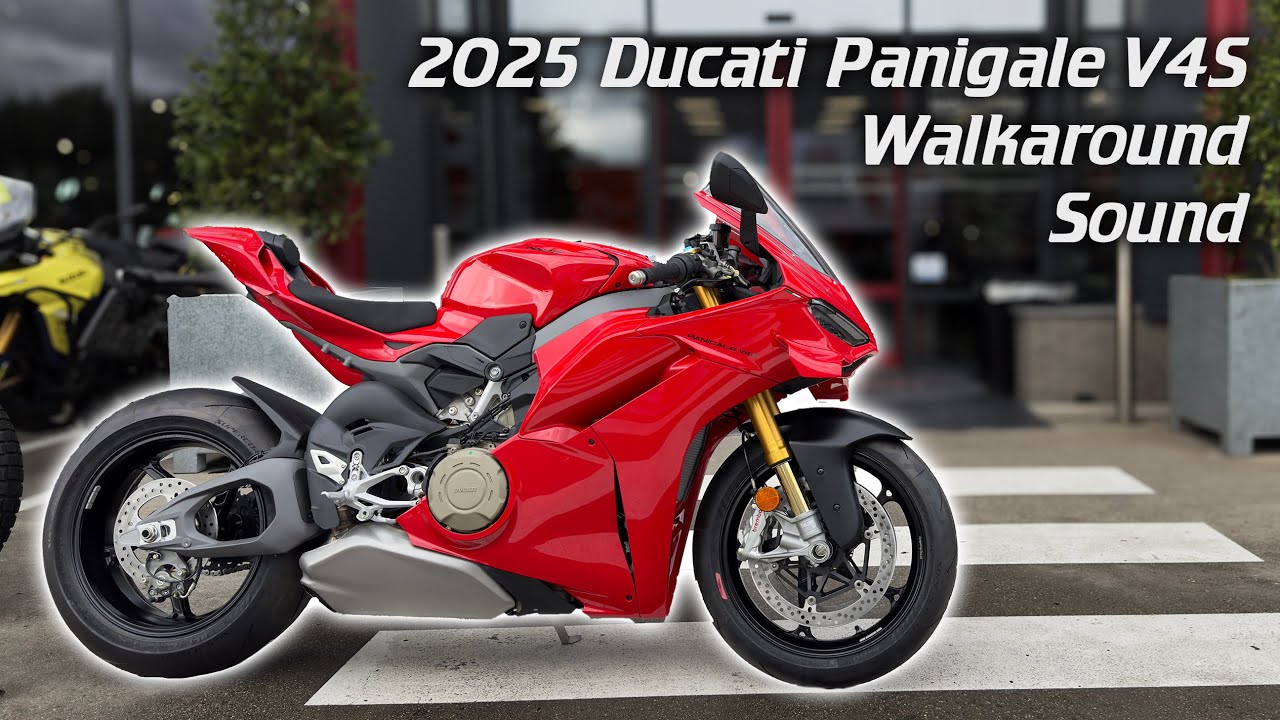 2025 Ducati Panigale V4S | Walkaround | Sound