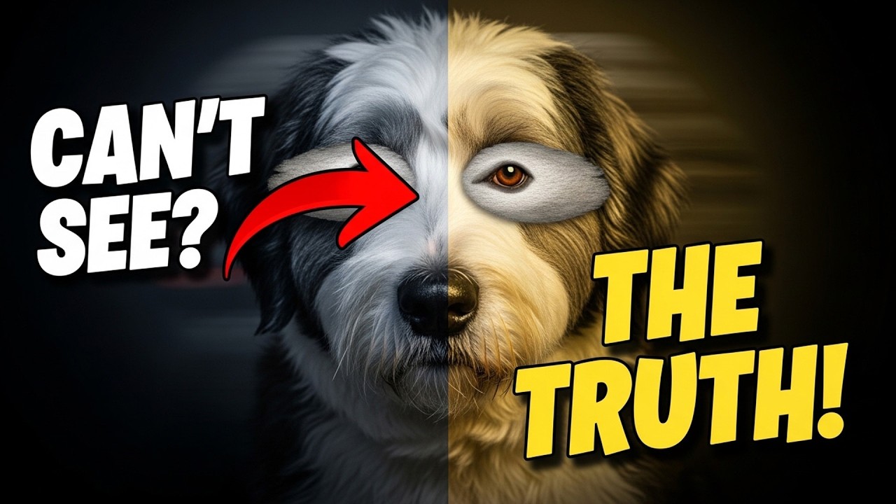 Why Old English Sheepdogs Look Blind… But Aren’t