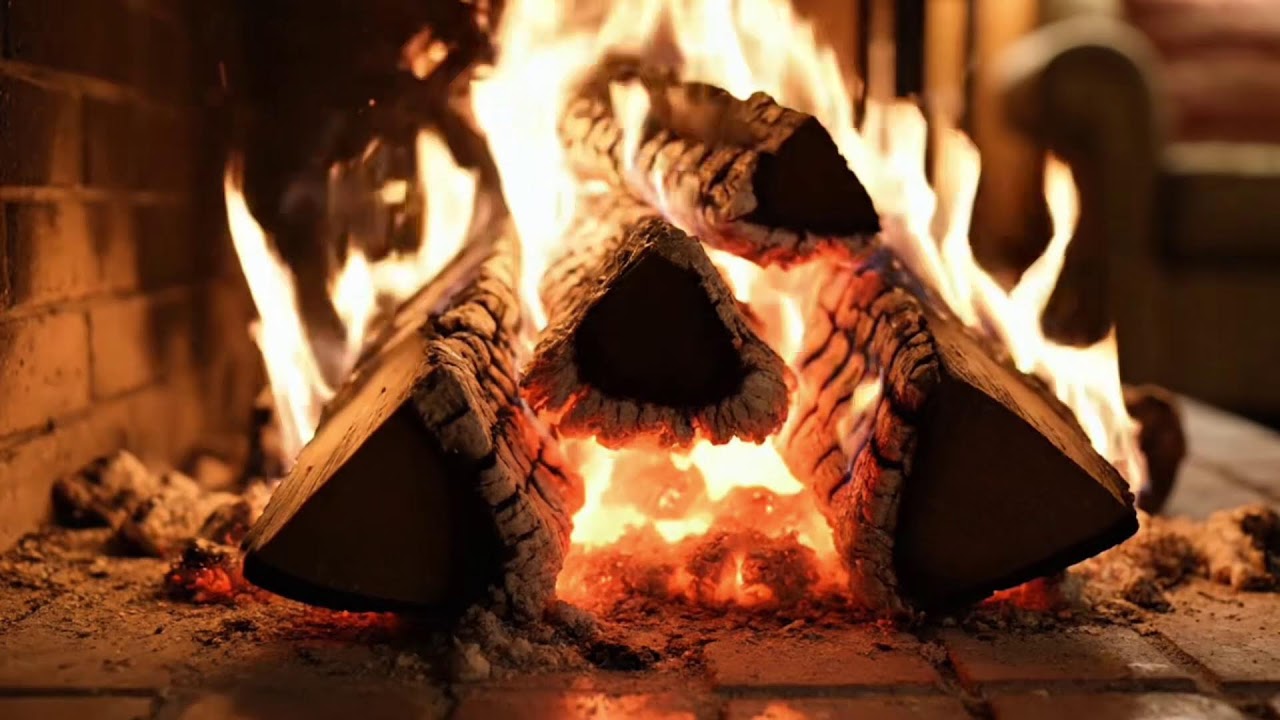 Crackling Fireplace & Gentle Piano 🎹🔥 Perfect Background Music for Studying, Reading & Relaxation