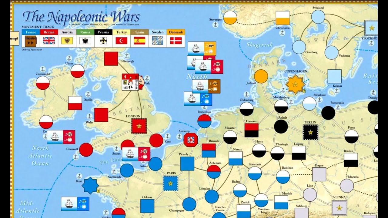 The Napoleonic Wars board game - Basic Rules / Gameplay Intro