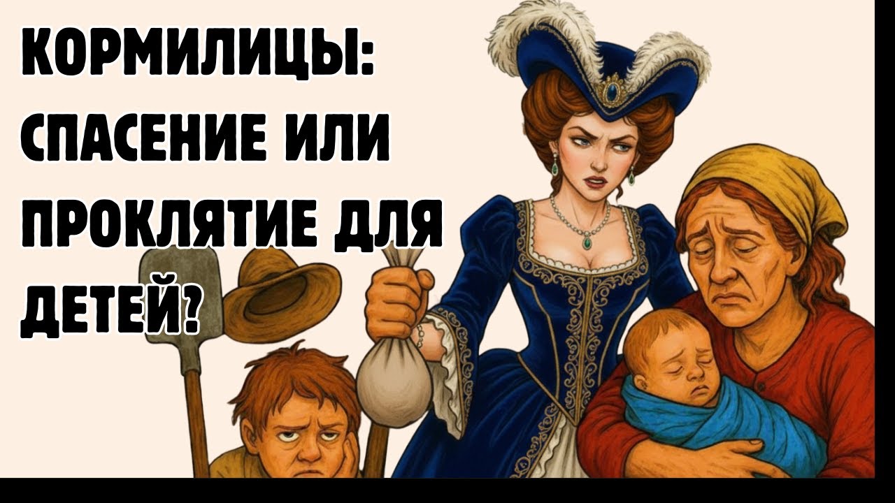 ЧУЖОЕ молоко: почему дворянки БРЕЗГОВАЛИ кормить грудью? /Скучная история на ночь