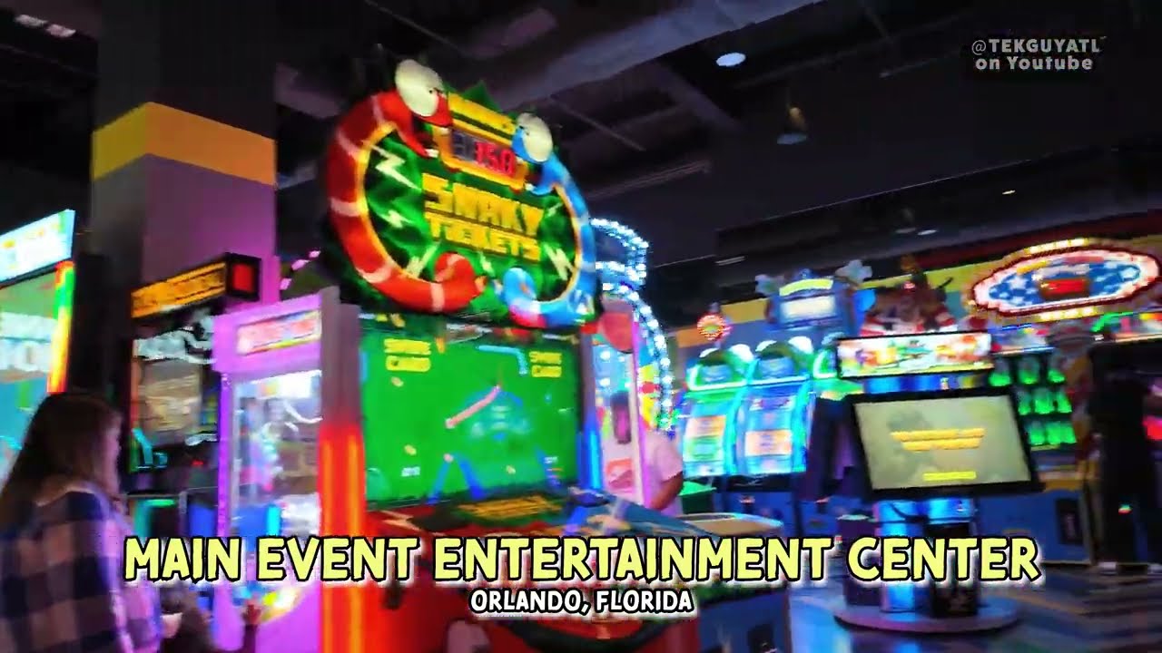 Main Event Entertainment Center walkthrough: Orlando's Ultimate Fun Spot!!