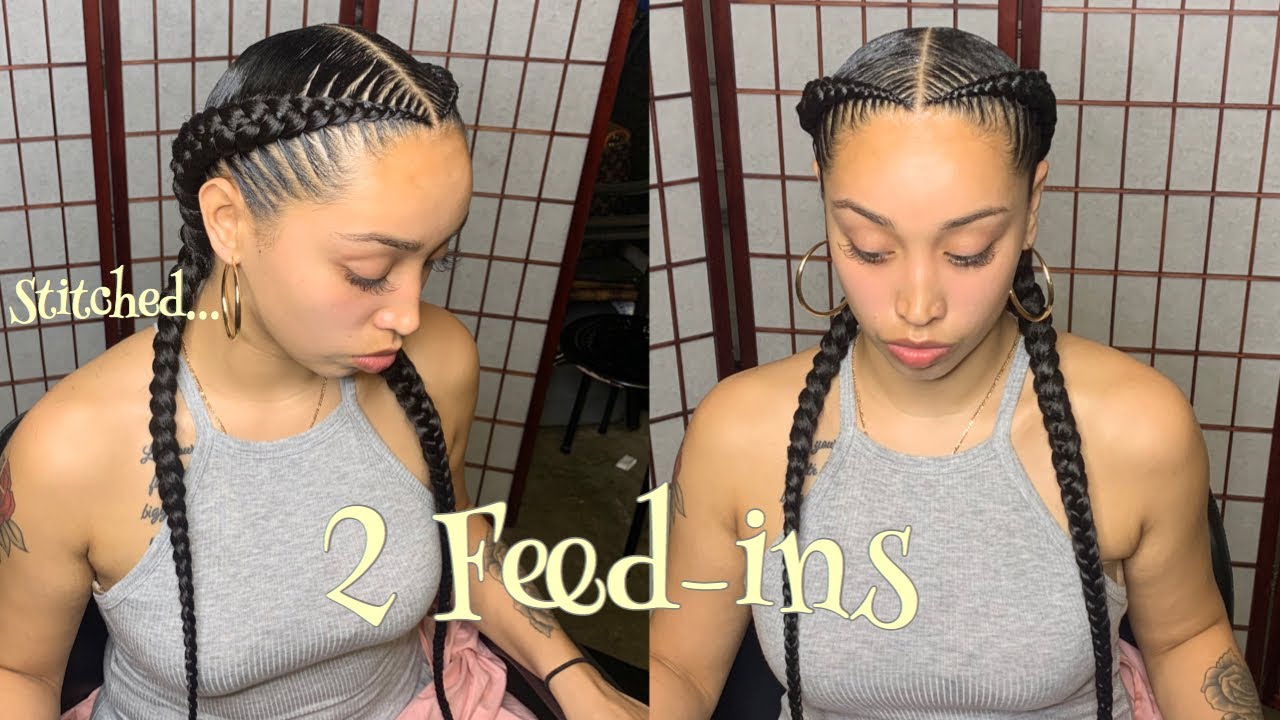 How could they be so perfect!!//2 feed-in braids