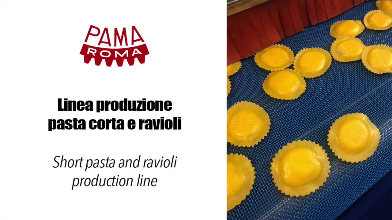 Macchine e linee per pasta ripiena, pasta corta e ravioli 200 kg/h.