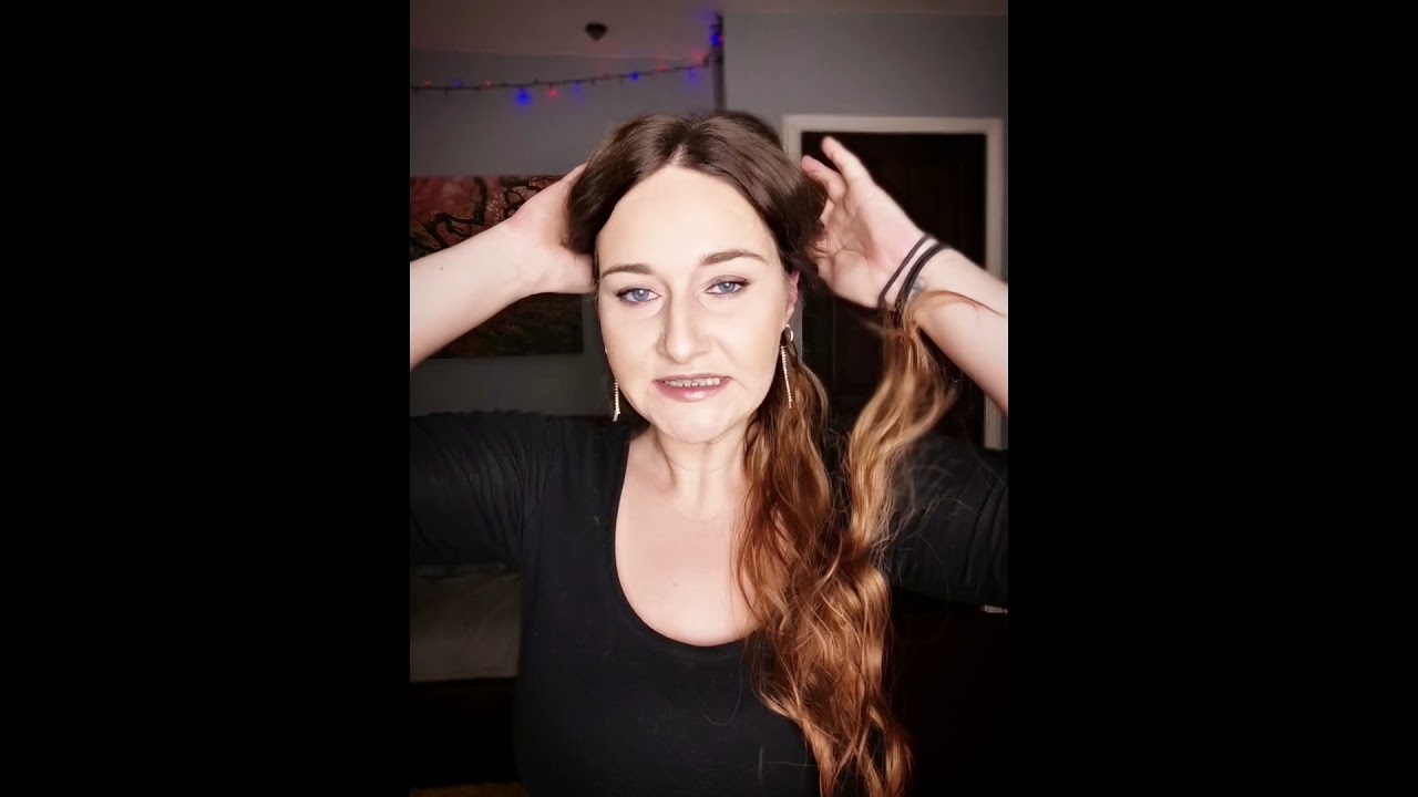 Reviewing and trying Lullabellz hair extensions for the first time. Messing about 😂