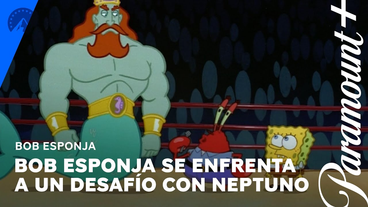 Bob esponja vs Neptuno 🧜🏽‍♂️ l Bob Esponja l Paramount+