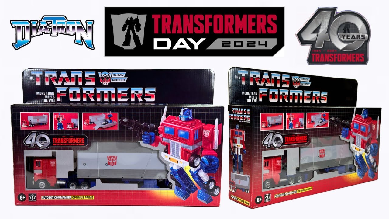 DIA-UNBOXING TRANSFORMERS 40TH ANNIVERSARY RETRO G1 OPTIMUS PRIME