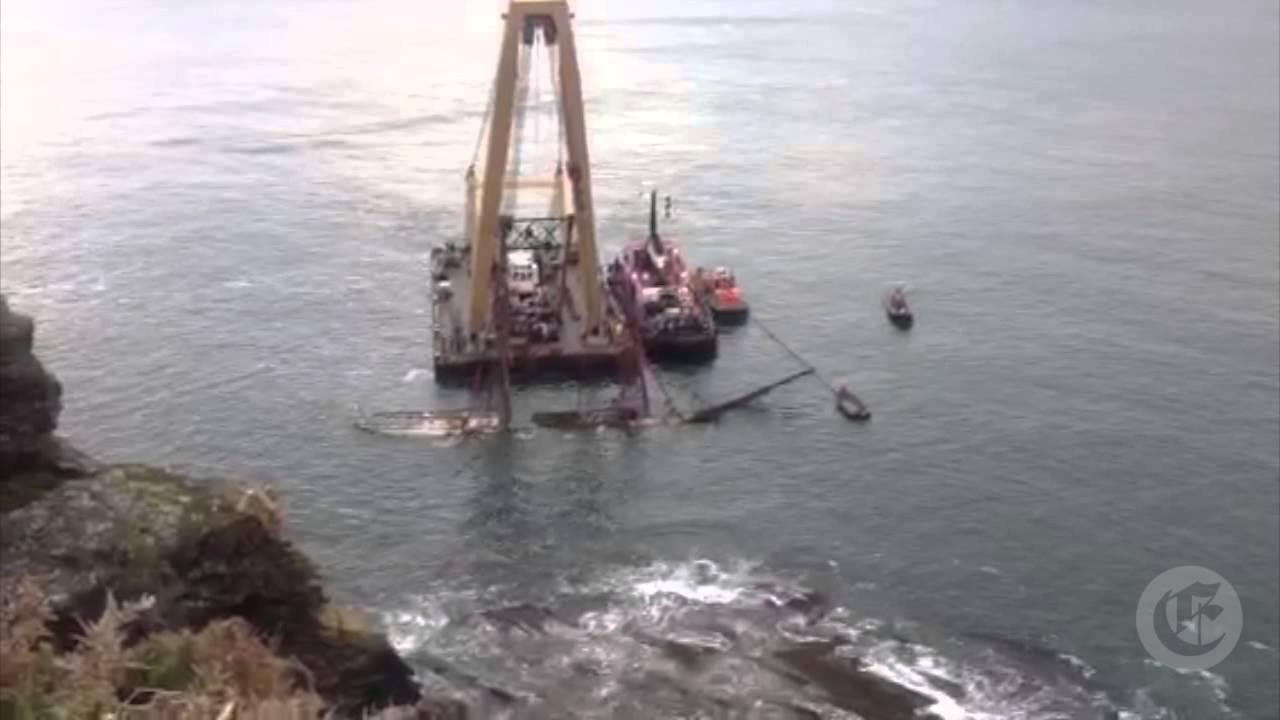 Astrid salvage off Cork Coast.