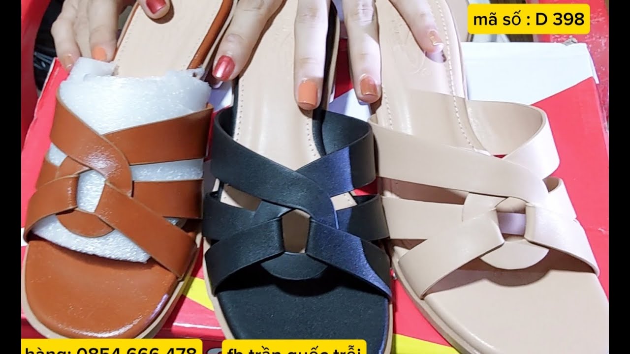@quoctroitv : giày thể thao ,dép bản da nữ cao 3 phân ,dép bản nhựa nữ hàng mới về shop tập 313