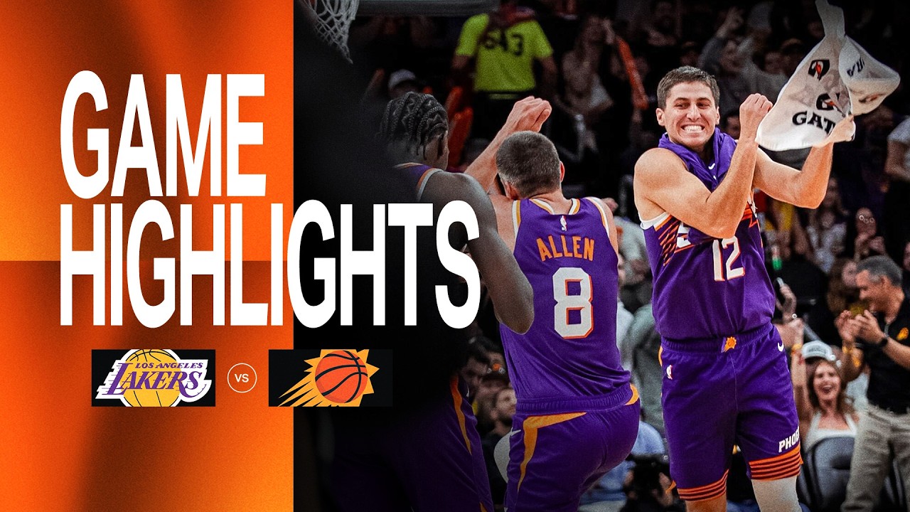 GAME WINNER lifts Phoenix Suns over Los Angeles Lakers | Game Highlights 2-26-26