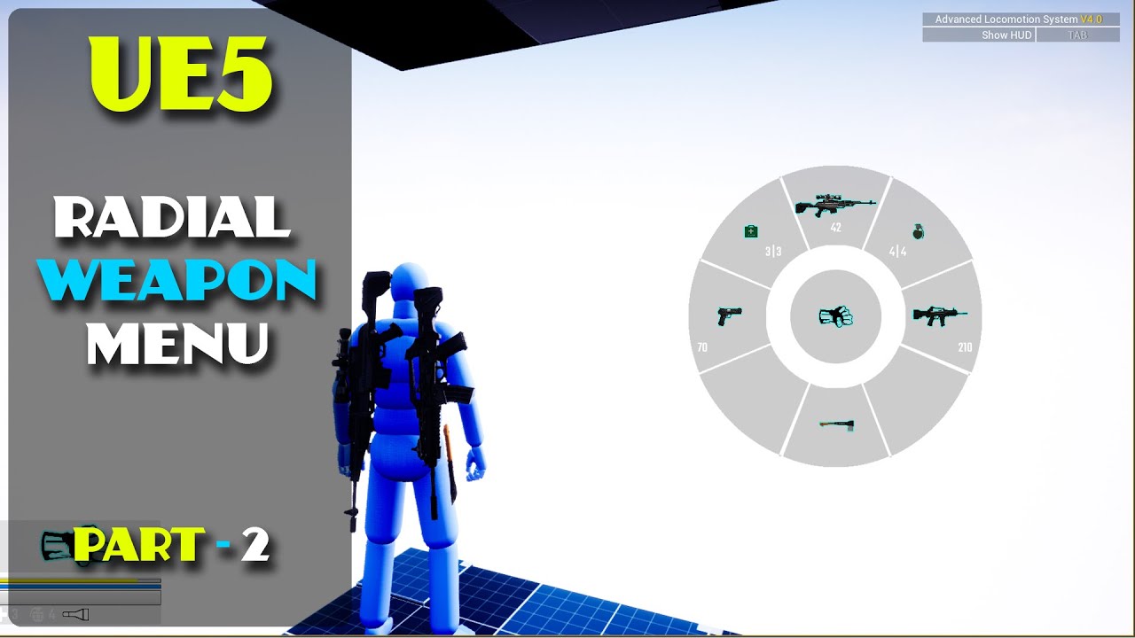UE5 - How to create a Radial Weapon Menu - Tutorial Part 2
