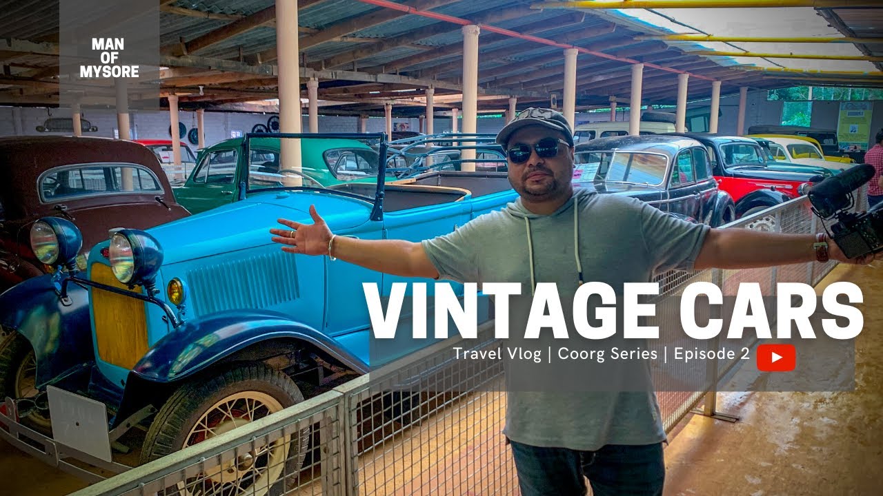 Coorg Vintage Cars Museum Vlog in Kannada | 4K Cinematic Travel Vlog
