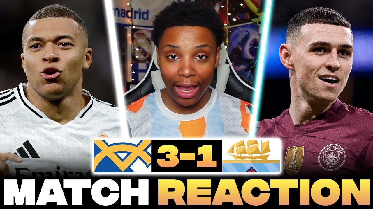 Real Madrid 3-1 Man City | Mbappe HAT-TRICK | UCL Match Reaction