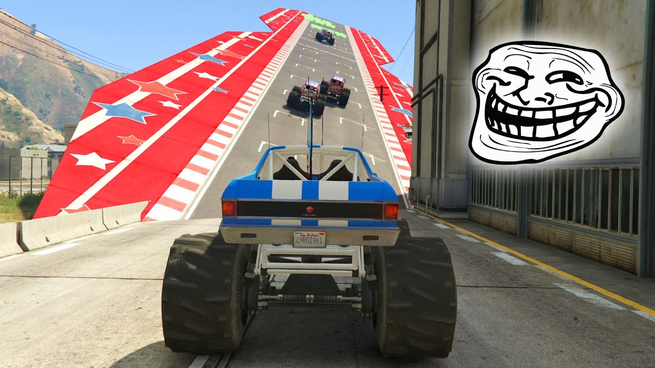 CARRERA TROLL!! PARA INTELIGENTES! - GTA V ONLINE