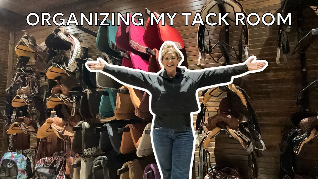 ORGANIZING MY TACK ROOM!!!