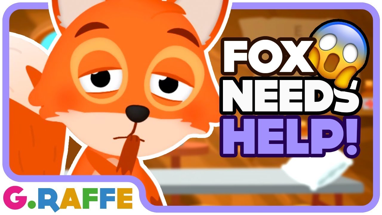 Sick Fox in Danger! 🦊😱 Forest Animals Hospital | Toddler Story
