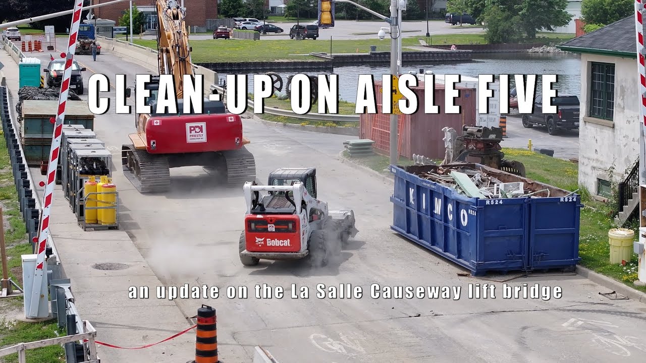 Clean up on aisle 5  - an update on the La Salle Causeway lift bridge 4K