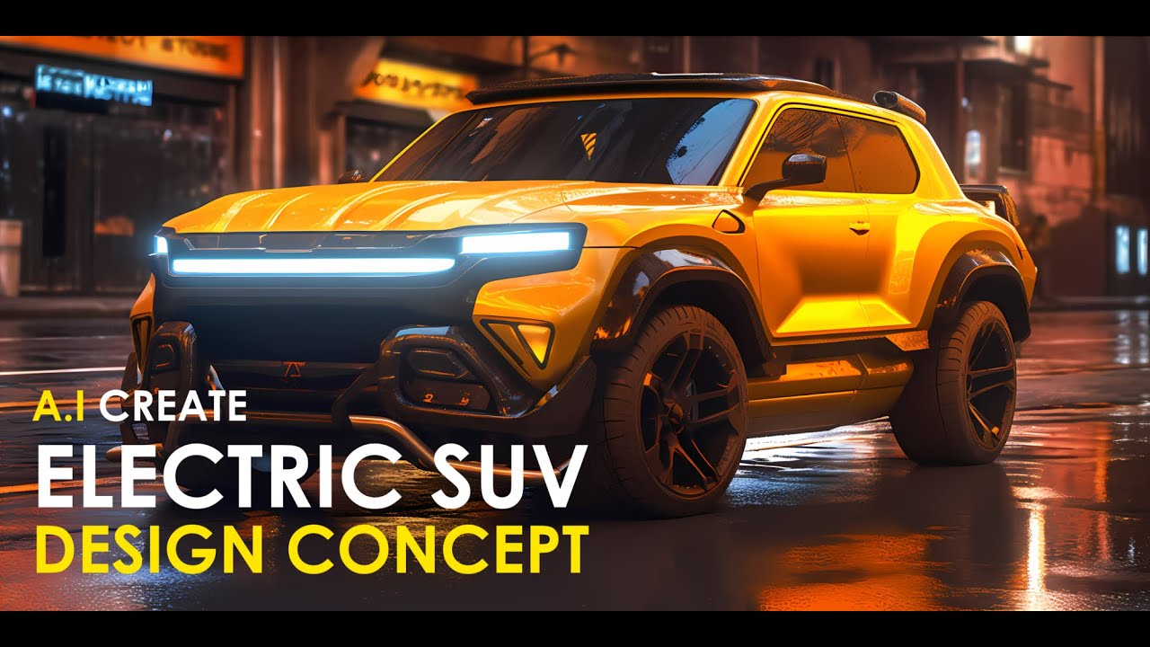 AI Design, Electric SUV Concept Car