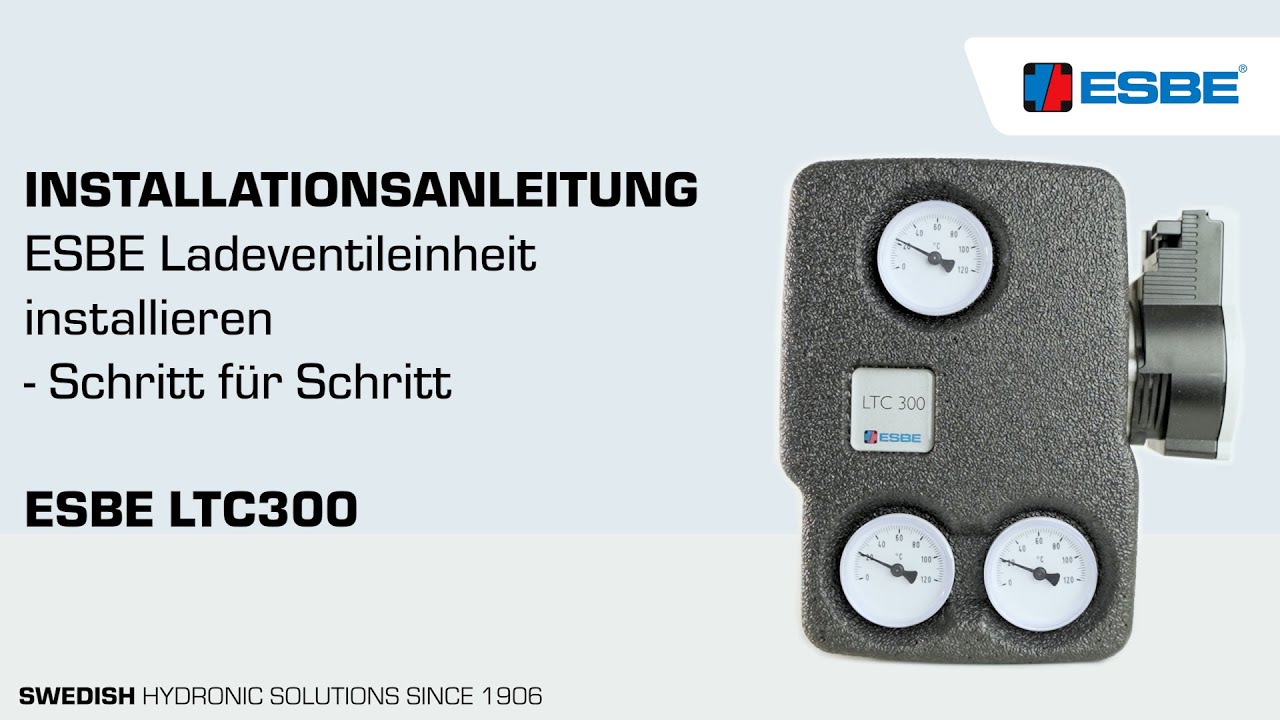 Installation der Ladeventileinheit – LTC300