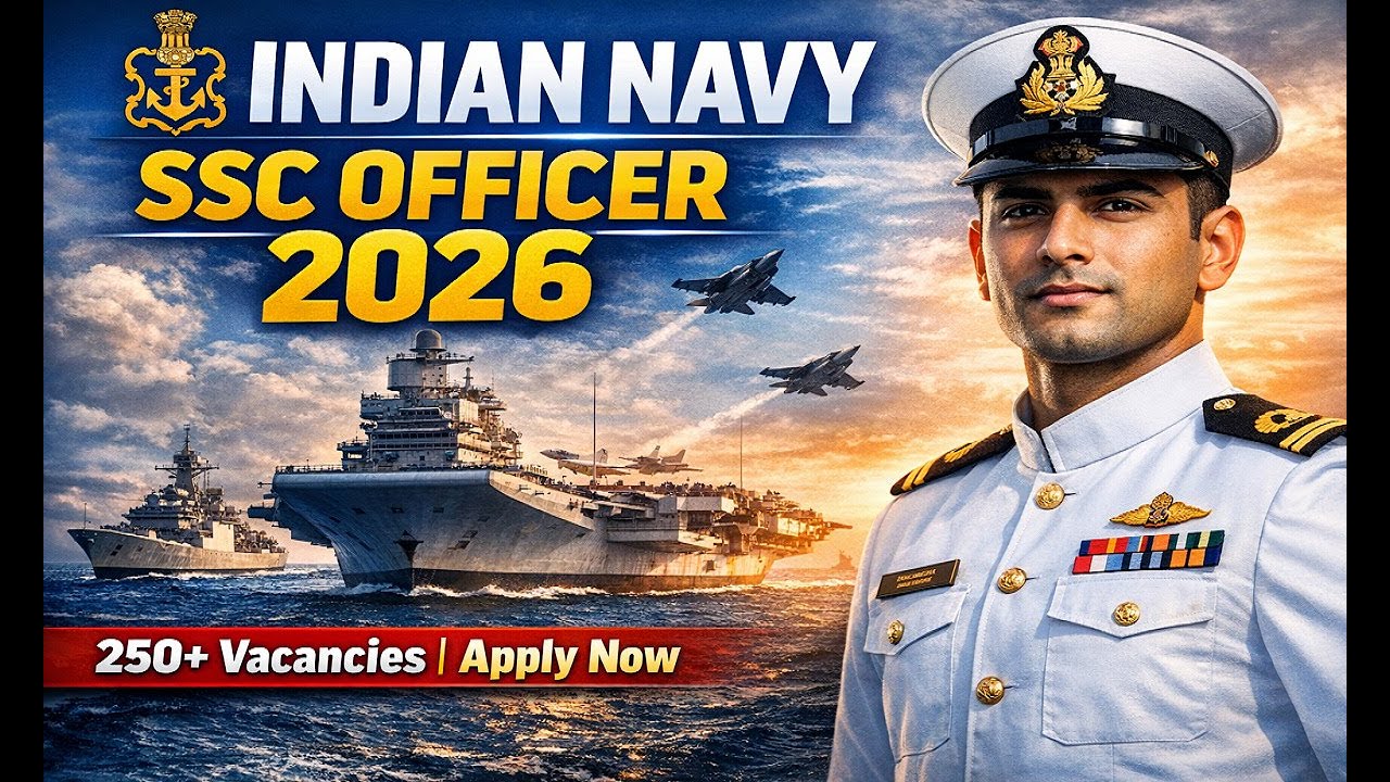 Indian Navy SSC Officer 2026 Notification | Indian Navy SSC Officer Recruitment 2026 Apply Online