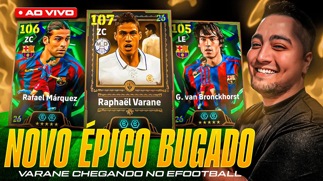 🟢 AO VIVO EFOOTBALL 2026: VARANE ÉPICO INÉDITO CHEGOU!!! 🟢 !pix !zap !cam