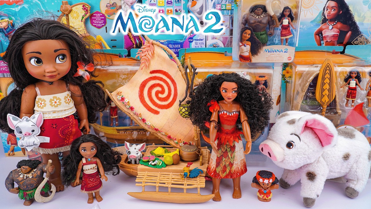 Disney Moana Toys Unboxing Series | Surprise Moana Toys | Moana Doll Ocean Adventure Playset