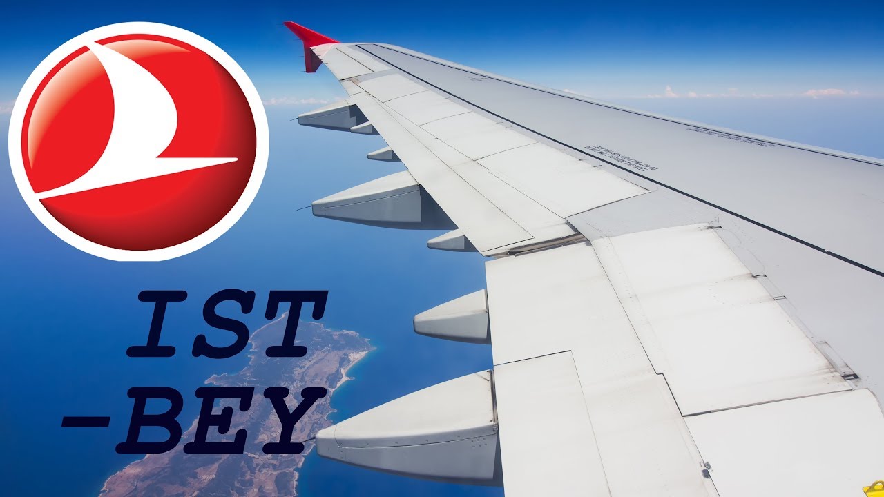 Turkish Airlines Airbus A321 - Istanbul to Beirut [FULL HD]