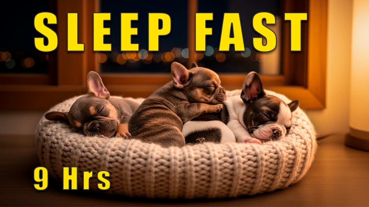 Deep Sleep for Frenchie Puppies 🐾 9 HOURS Relaxing Lullaby Music