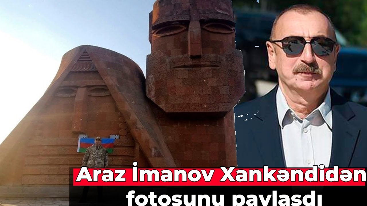 Araz İmanov Xankəndidən fotosunu paylaşdı