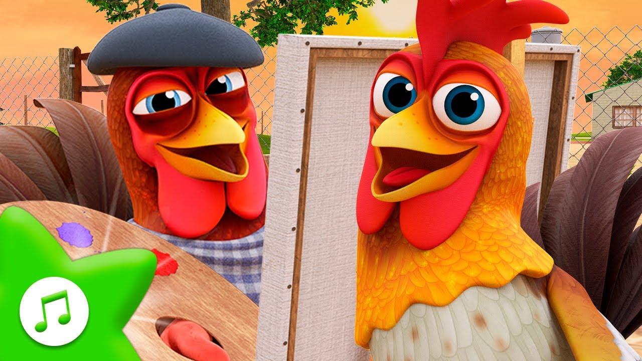 E Il Gallo Pinto Dipinge 🎨 Il Regno Dei Bambini
