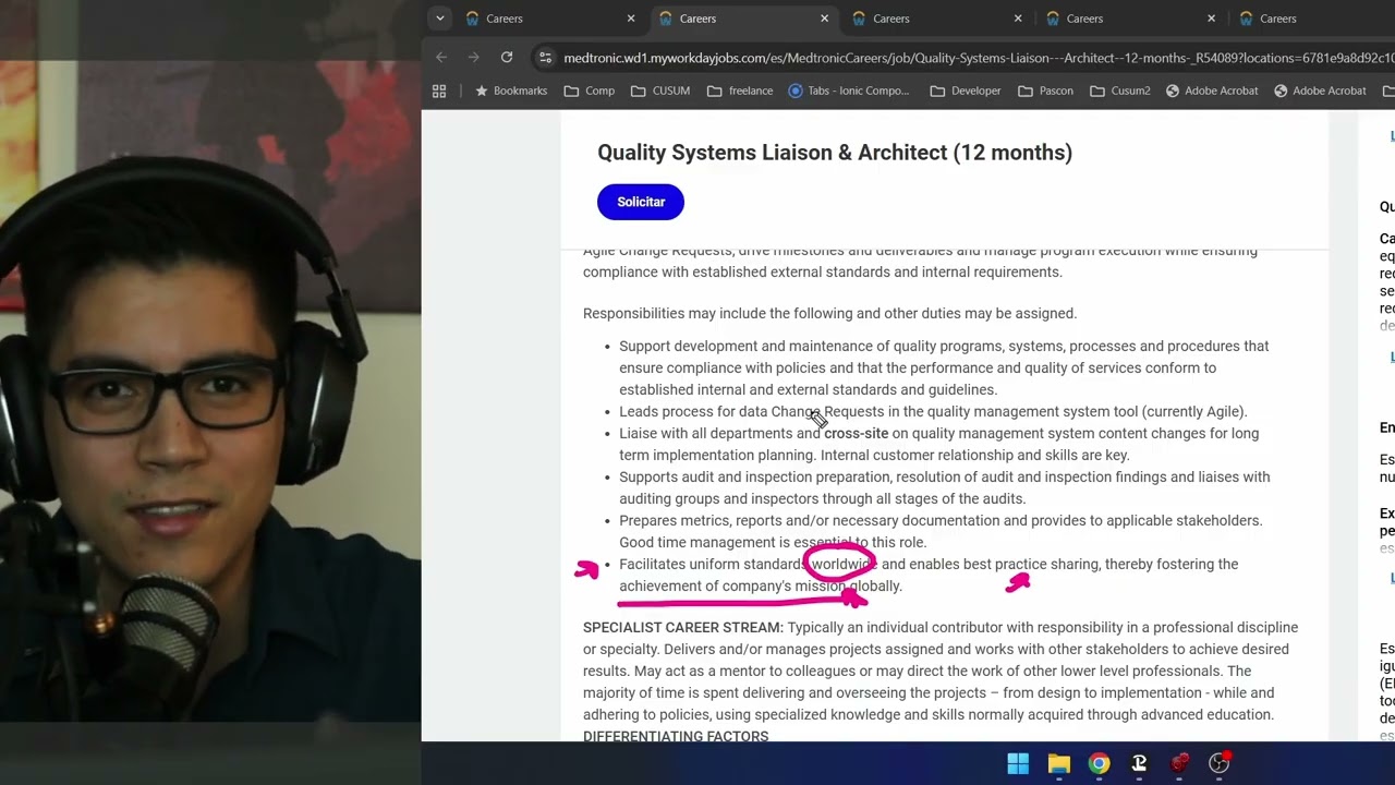 ¿Qué hace un Arquitecto de Calidad? Vacante en Medtronic explicada
