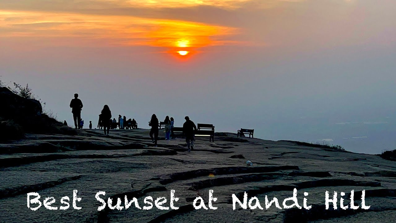 Beautiful Sunset at Nandi Hill || On a Scooter- #suzukiaccess125bs6 