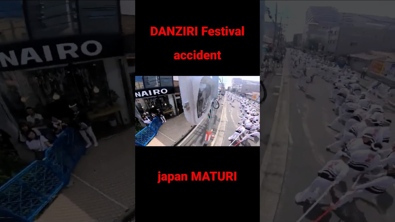 DANZIRI Festival accident #travel #japanfestival #japaneseculture #japantravel #japanesefestival
