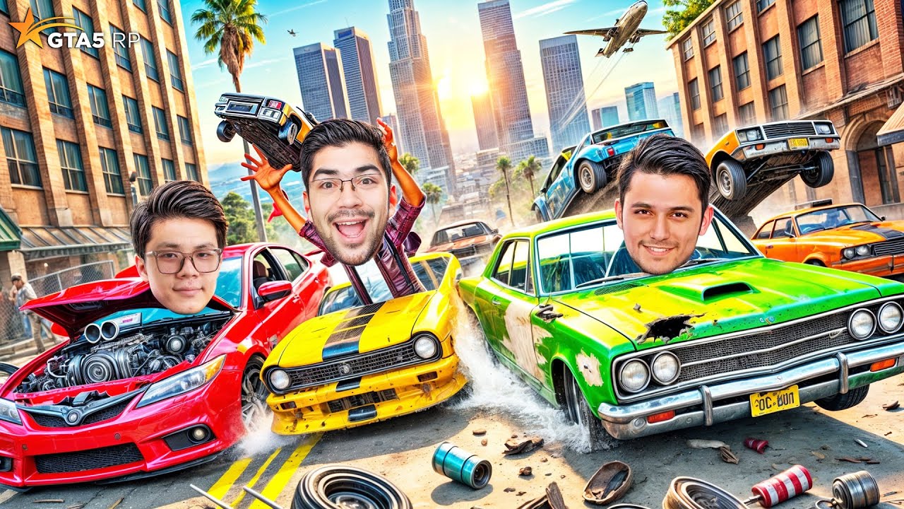 ENG ARZON MASHINALARDA EKSTRIMAL POYGALAR! BYUDJET JEGARALANGAN KIMDA ENG YAXSHISI?! GTA 5 RP