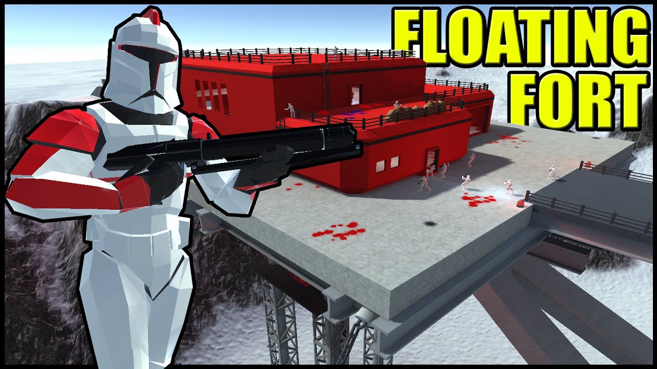 Rhen Var Republic Floating Fortress! - Ravenfield: Star Wars Mod Battle Simulator