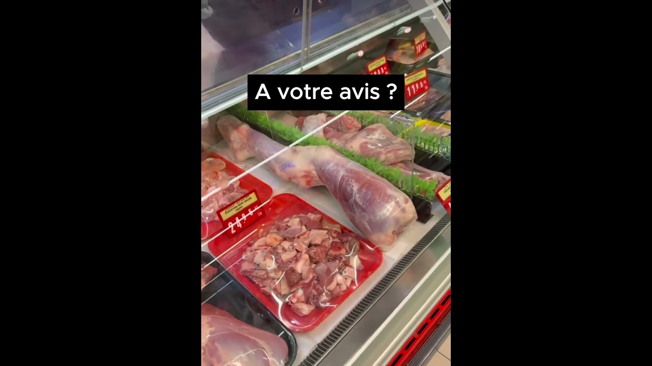 Une JAMBE HUMAINE chez le boucher ?! 😱 (illusion ou pas) 