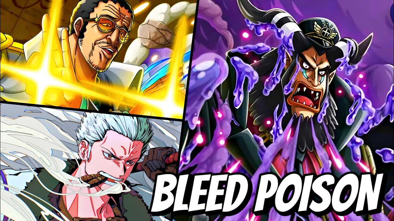 BLEED,VENOM & CORROSION! COMBO FULL DoT MARINE (SMOKER,MAGELLAN & KIZARU) - OP SAILING KINGDOM