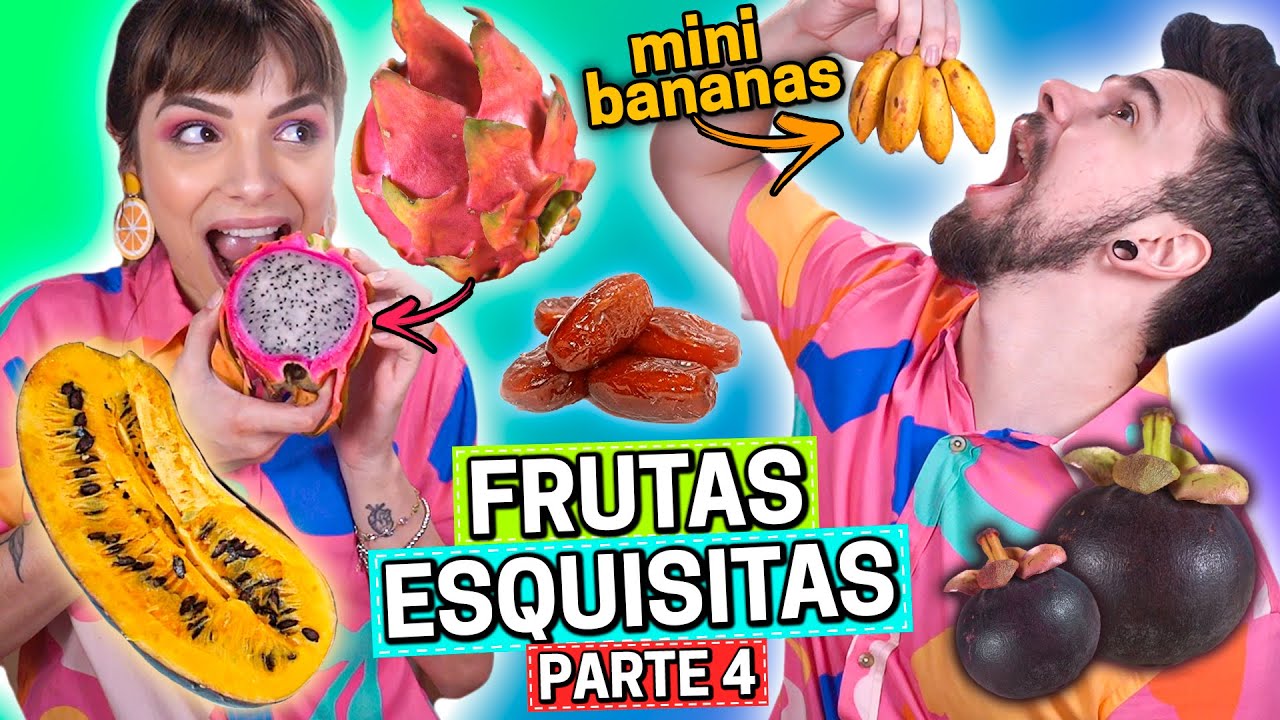 PROVANDO FRUTAS ESQUISITAS que NUNCA COMEMOS!
