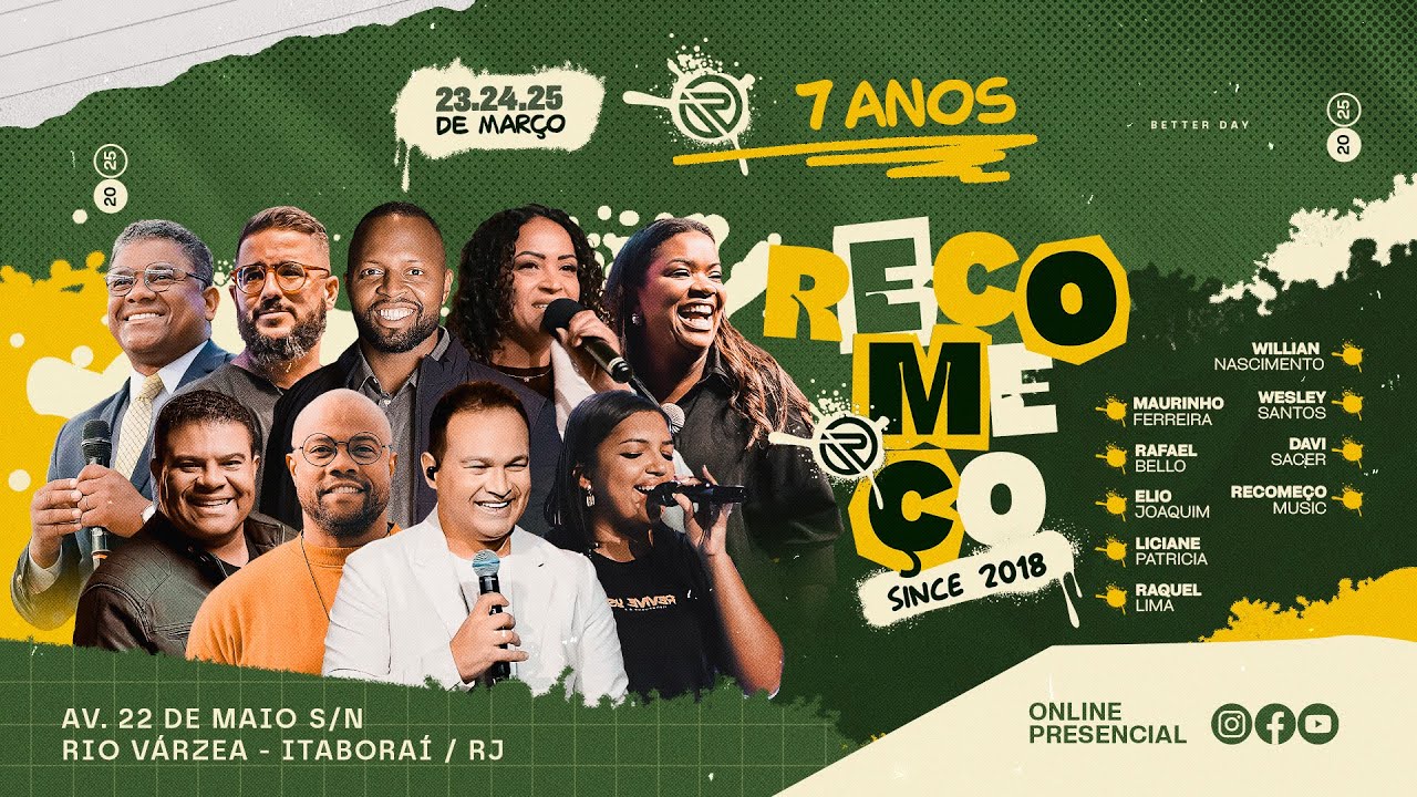 AD Recomeço l Aniversário de 7 Anos [Segunda-Feira]