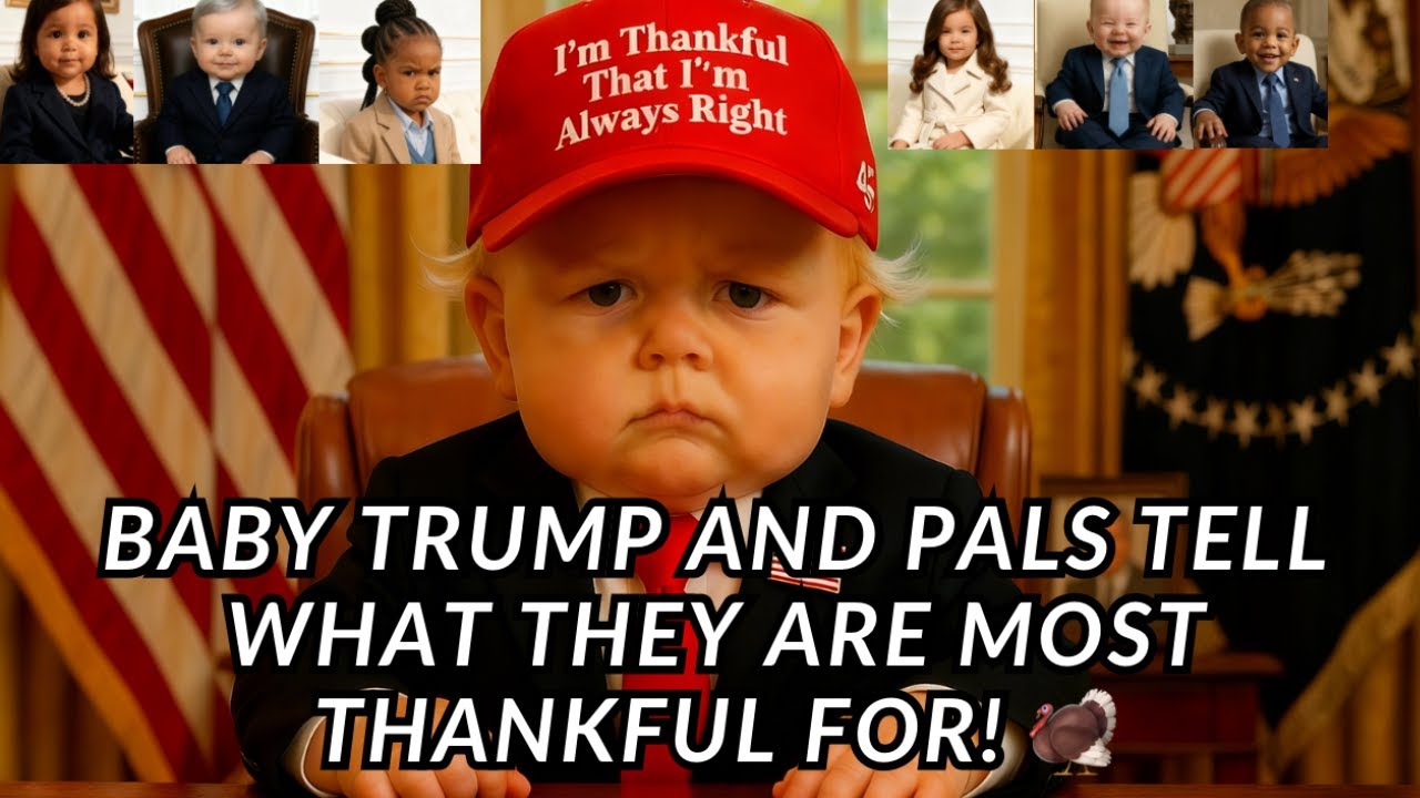 Baby Trump's Thanksgiving In The Oval Office | Baby Pals Share Ridiculous Thanks! 🦃
