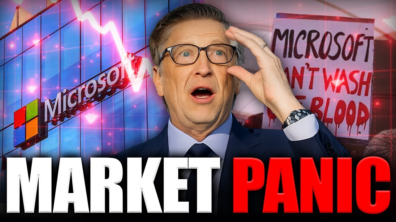 Bill Gates PANICS as Microsoft LOSES $440 Billion in ONE DAY!