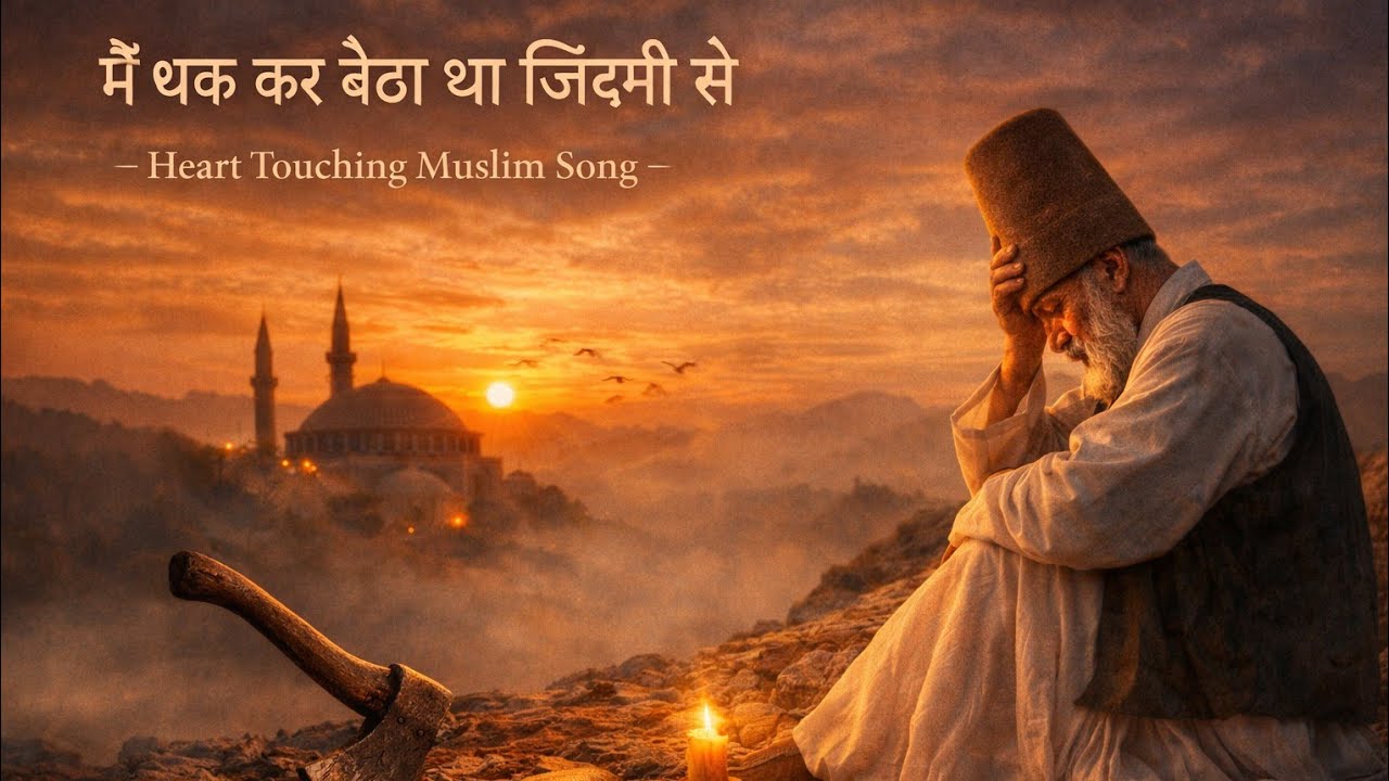 मैं थक कर बैठा था ज़िंदगी से | Heart Touching Muslim Song 🕊️ | Islamic Emotional Kalam