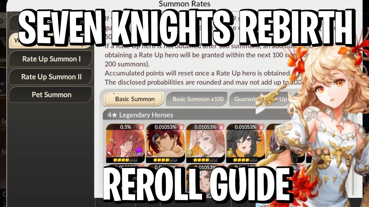 Seven Knights Rebirth REROLL GUIDE