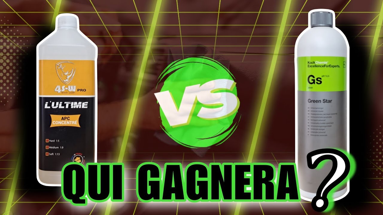 DUEL DE TITANS ... ULTIME 4SW vs GREEN STAR Koch-Chemie !