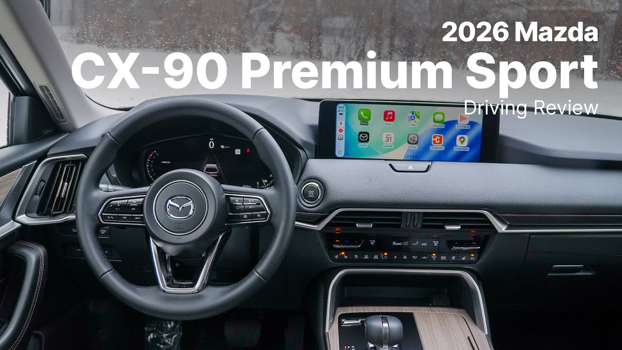 Mazda CX-90 2026 года | Премиум Спорт | Тест-драйв