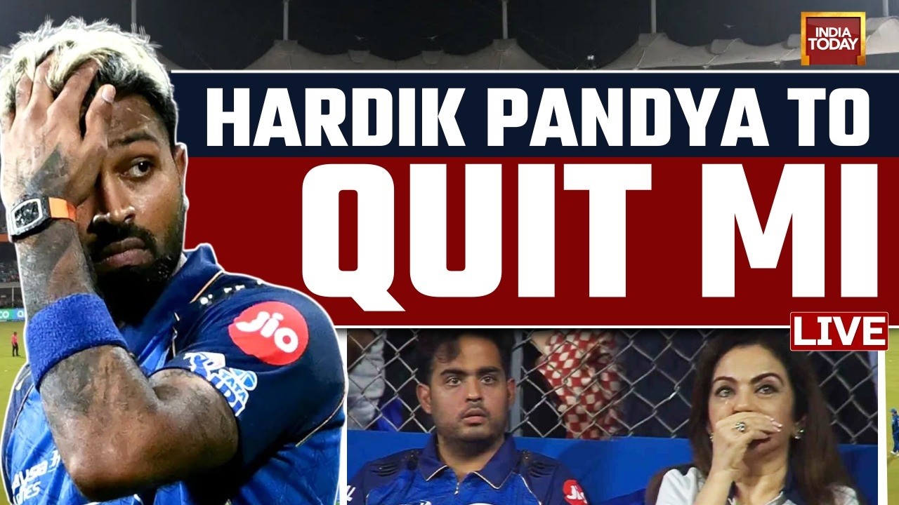 IPL News LIVE: Hardik Pandya Quits Mumbai Indians Over Senior Rift | IPL 2026 | India Today LIVE
