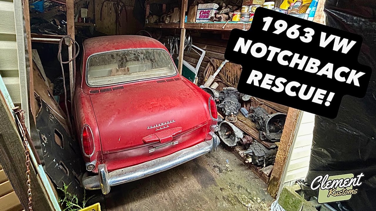 VOLKSWAGEN NOTCHBACK BARN FIND RESCUE